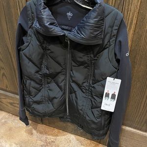 Alo BNWT Cool Breaker Jacket.Xsmall BlackTags😻